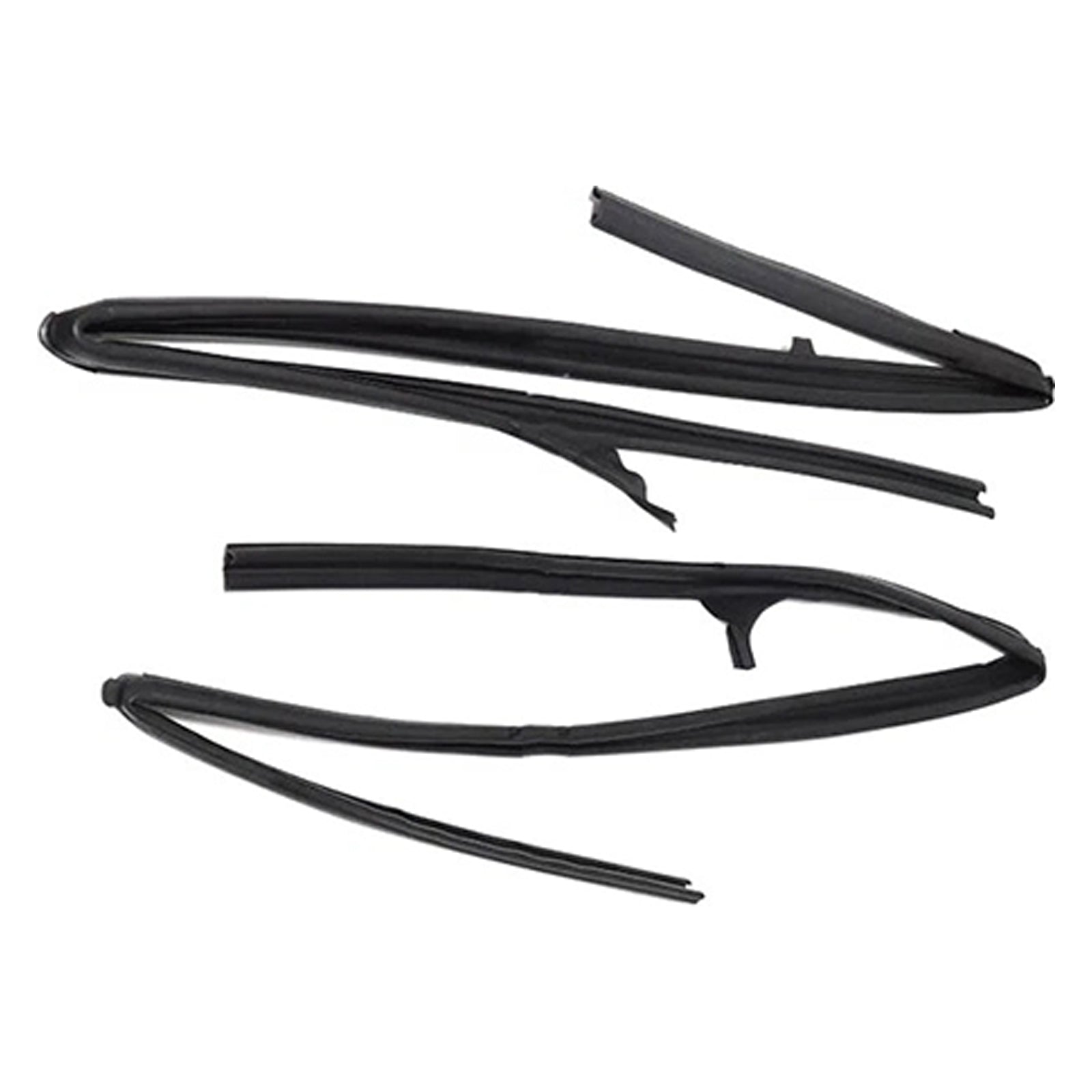 1998-2005 For Nissan Frontier 2PCS Door Glass Run Rubbers 80331-2S400+80330-2S400