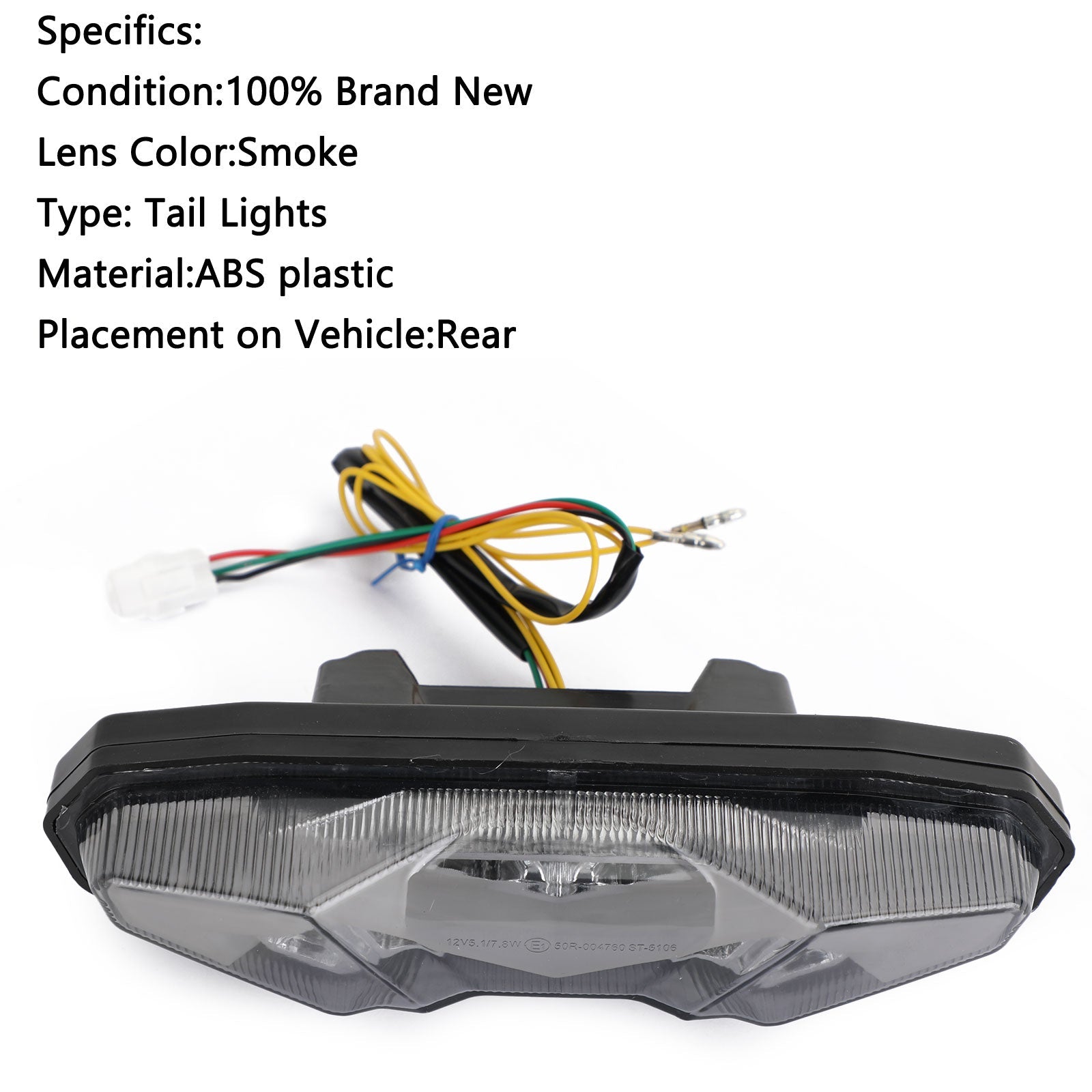 2015-2018 YAMAHA FJ09 MT-09 Tracer Tracer 900 Moto LED Brake Running Tail Light Smoke Generic