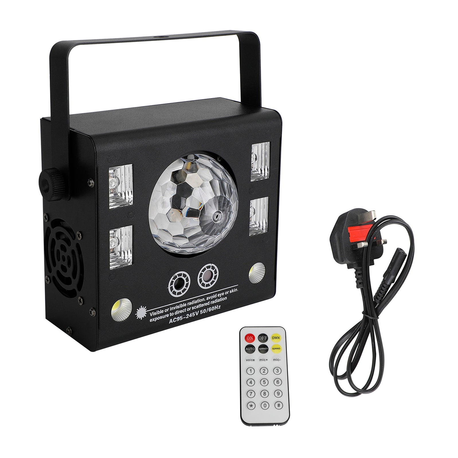 4 In 1 RGB Disco Party DJ Light LED Stage DMX Magic Ball Light Strobe Beam Light
