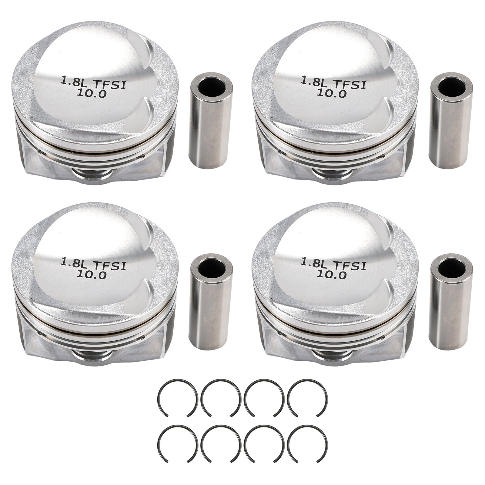 2007-2011 VOLKSWAGEN Passat 1.8 TSI BZB CDAA CDAB Engine Pistons Overhaul Rebuild Kit 06H107065CP 06H109509Q