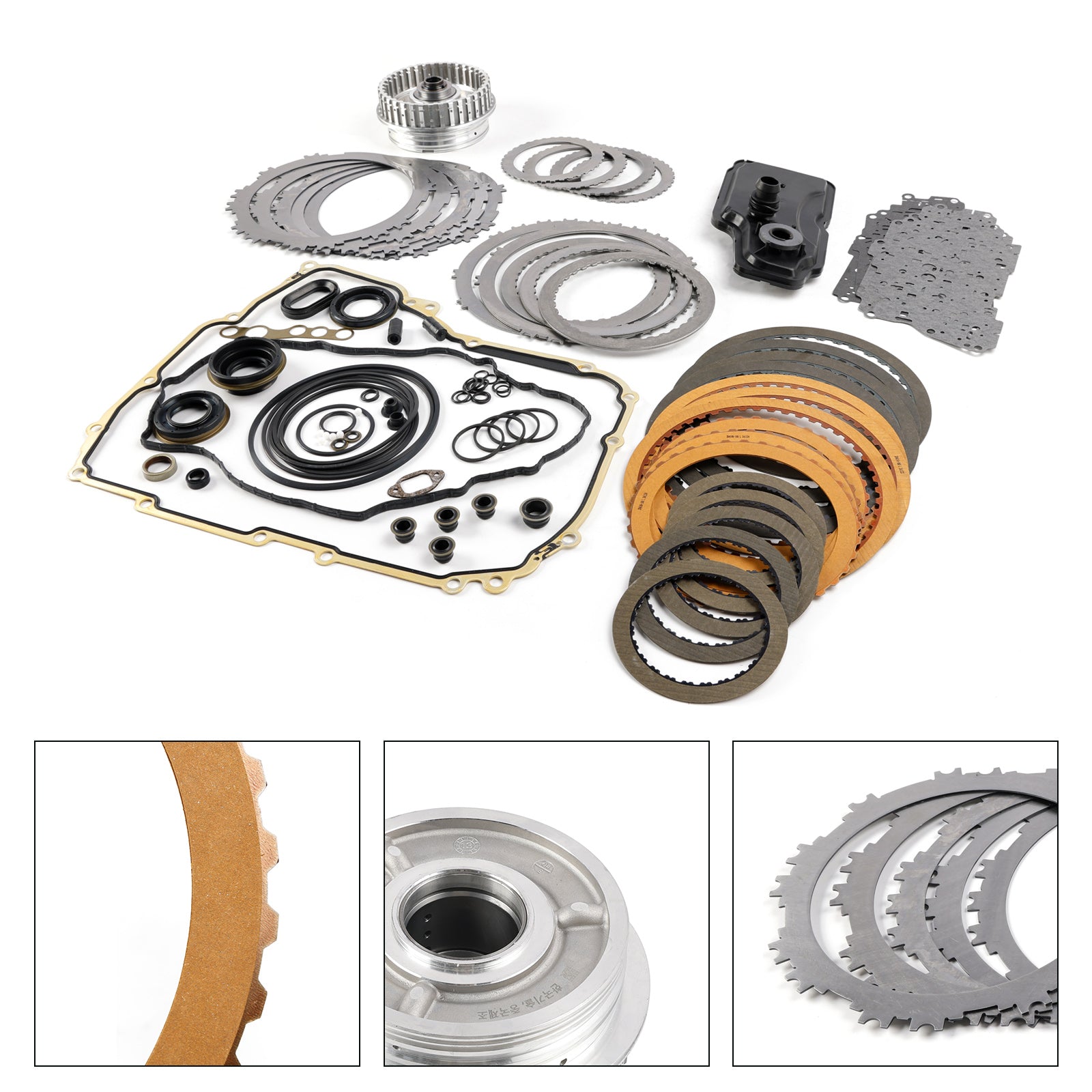 2012-up GM Gen 2 6T40 6T45 Transmission Rebuild Kit Master less Steels