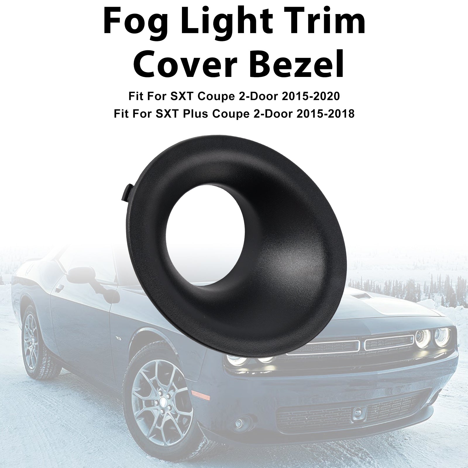 Left Front Fog Light Trim For Dodge Challenger 2015-2021 68259663AA