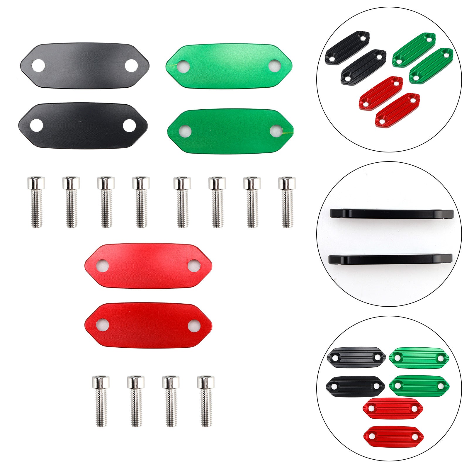 Mirror Delete Block Off Plate for Kawasaki Ninja 300 250 400 125 ZX6R 636