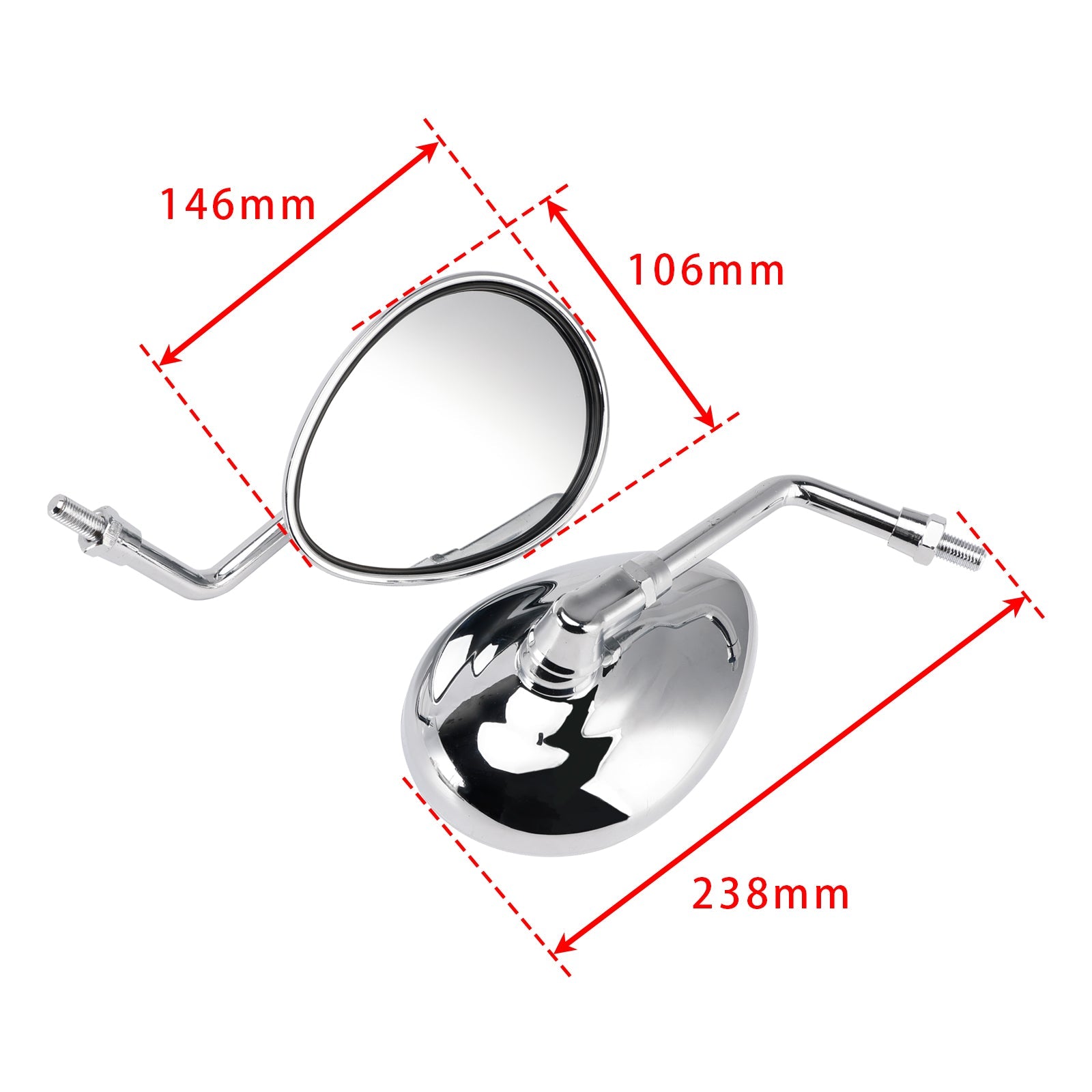 2020-2023 Indian Chieftain Elite Rear View Mirror Set