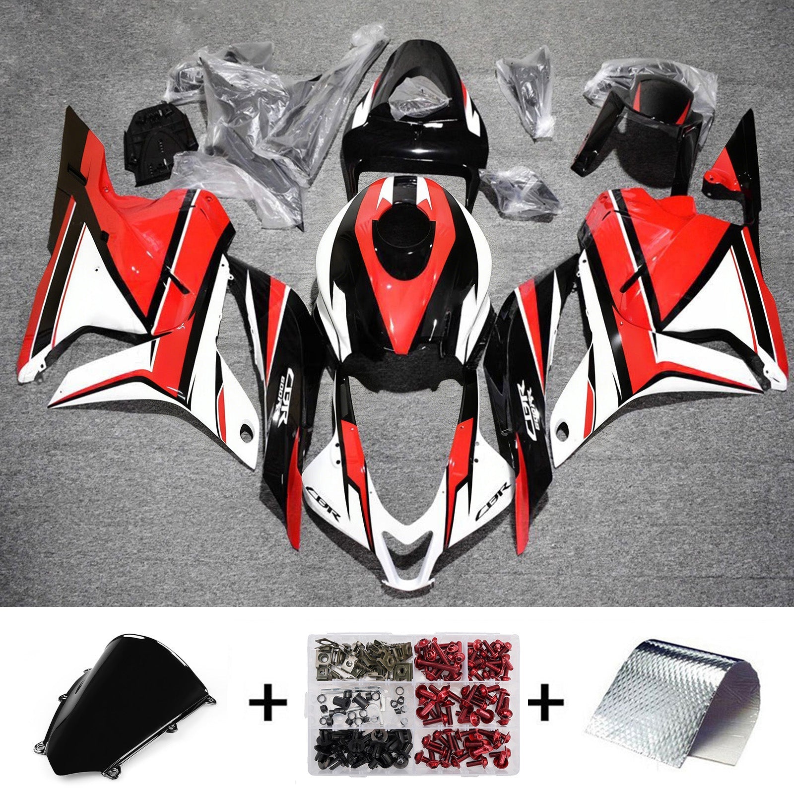 Injection Fairing Kit Bodywork Plastic ABS For Honda CBR600RR 2009-2012 F5