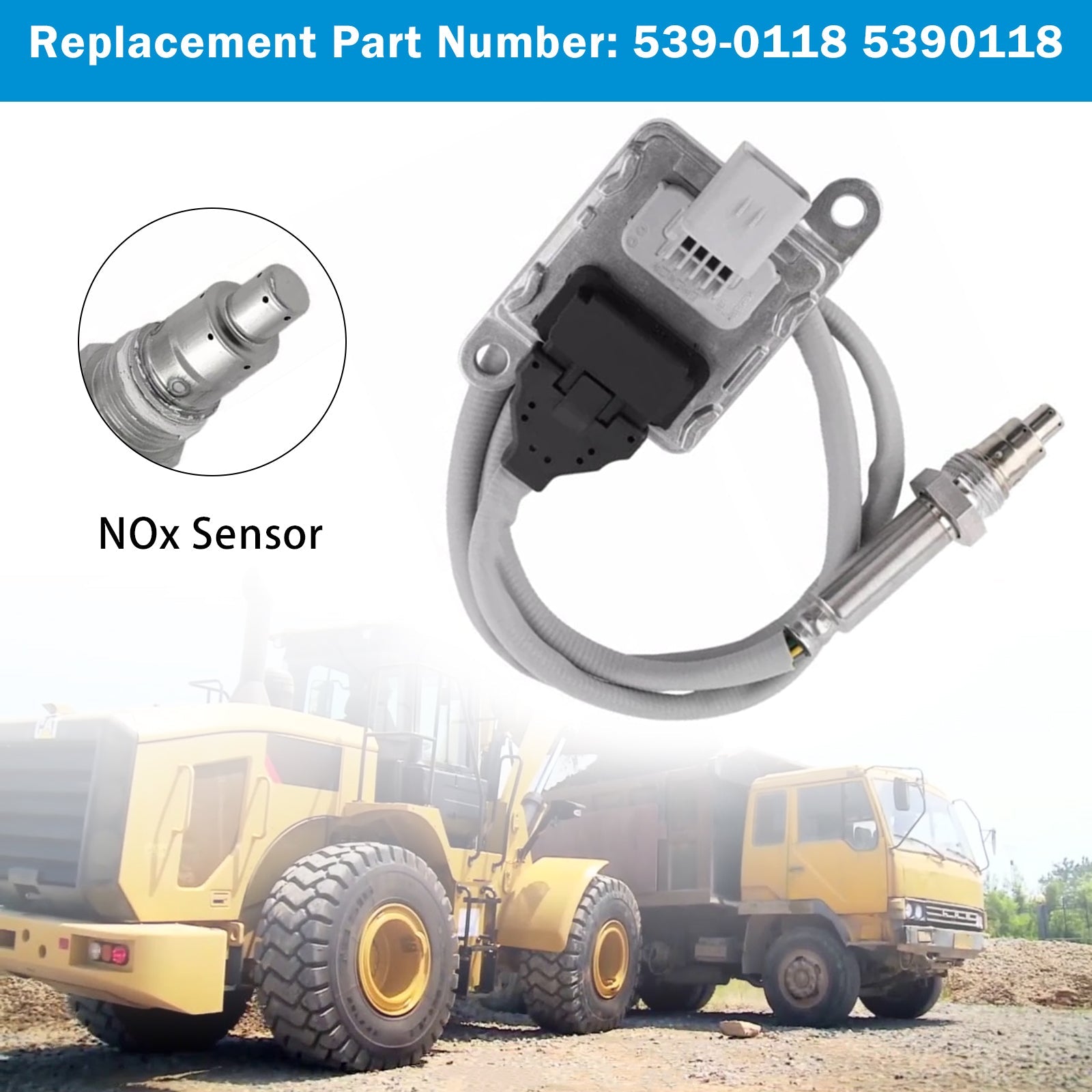 Nitrogen Oxide Nox Sensor 539-0118 5390118 Fits For CaterPillar 6 pins