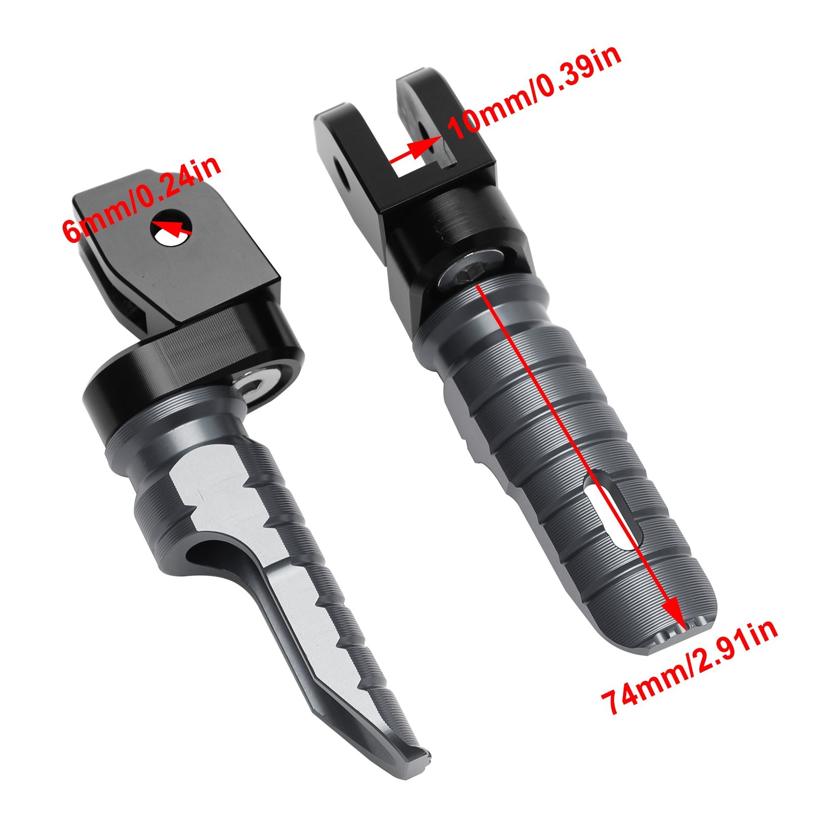 Front Footrests Foot Peg fit for DUCATI Multistrada 1200/1200S/1200 ENDURO
