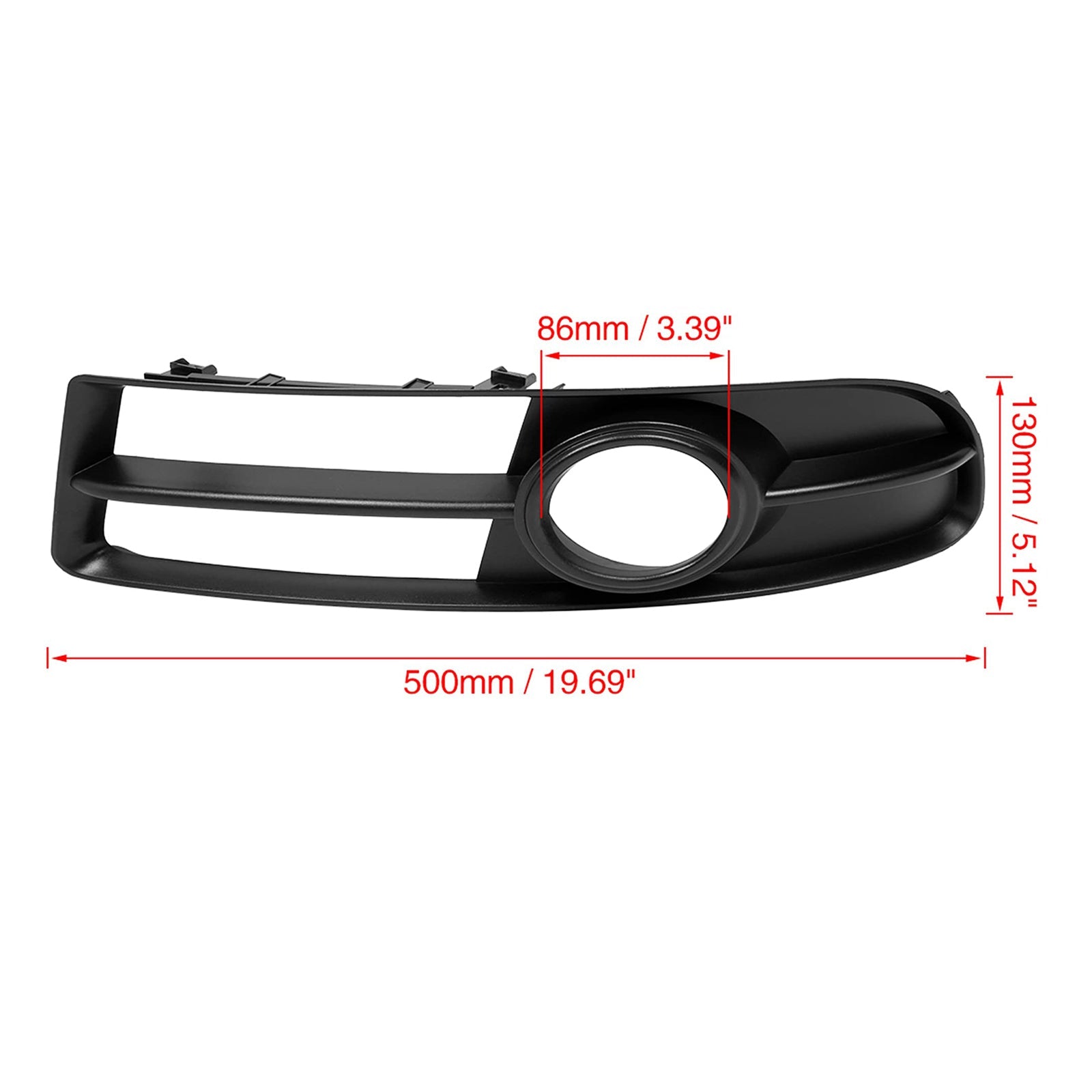 2005-2008 Audi A4 B7 S-Line S4 Front Left Side Bumper Grille Fog Light Grill