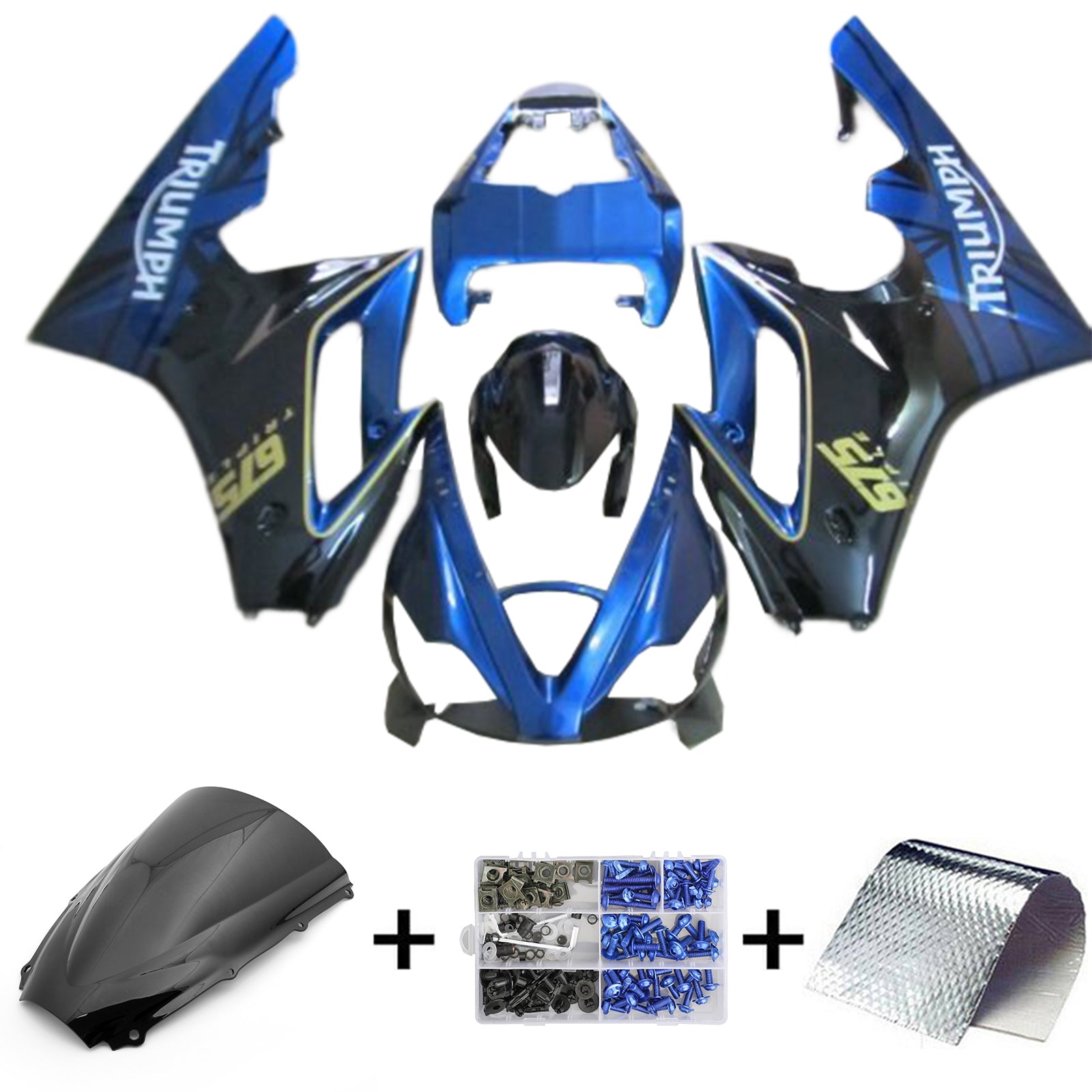 2006-2008 Triumph Daytona 675 Fairing Kit Bodywork Plastic ABS