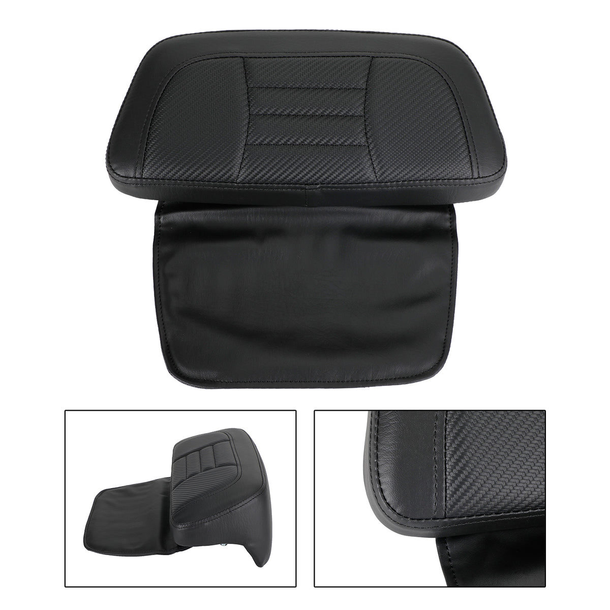 Chopped Pack Trunk Backrest Pad fit for Tour Pack Touring FL Road Glide 2014-Up