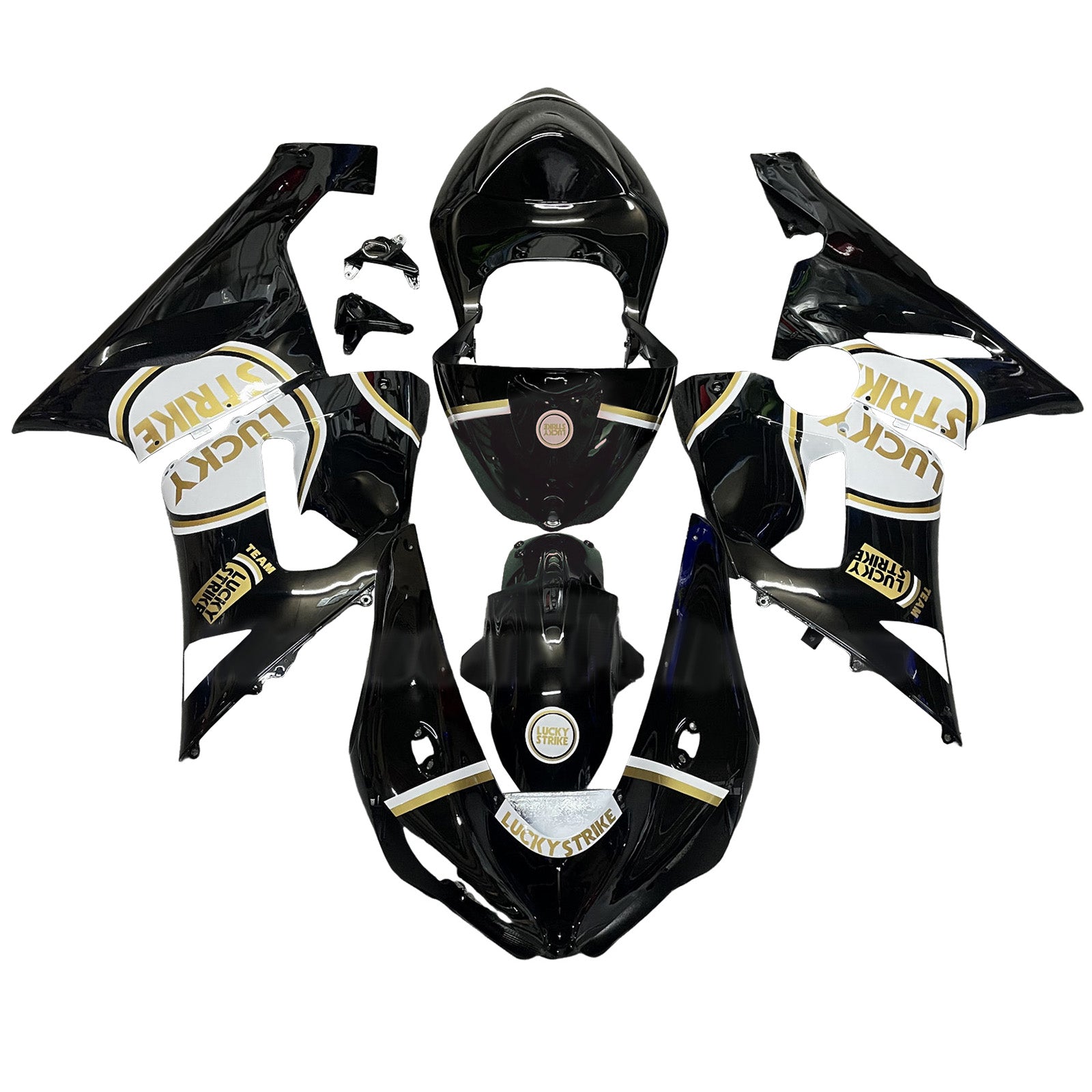 Injection Fairing Kit Bodywork Plastic ABS fit For Kawasaki ZX6R 636 2005-2006