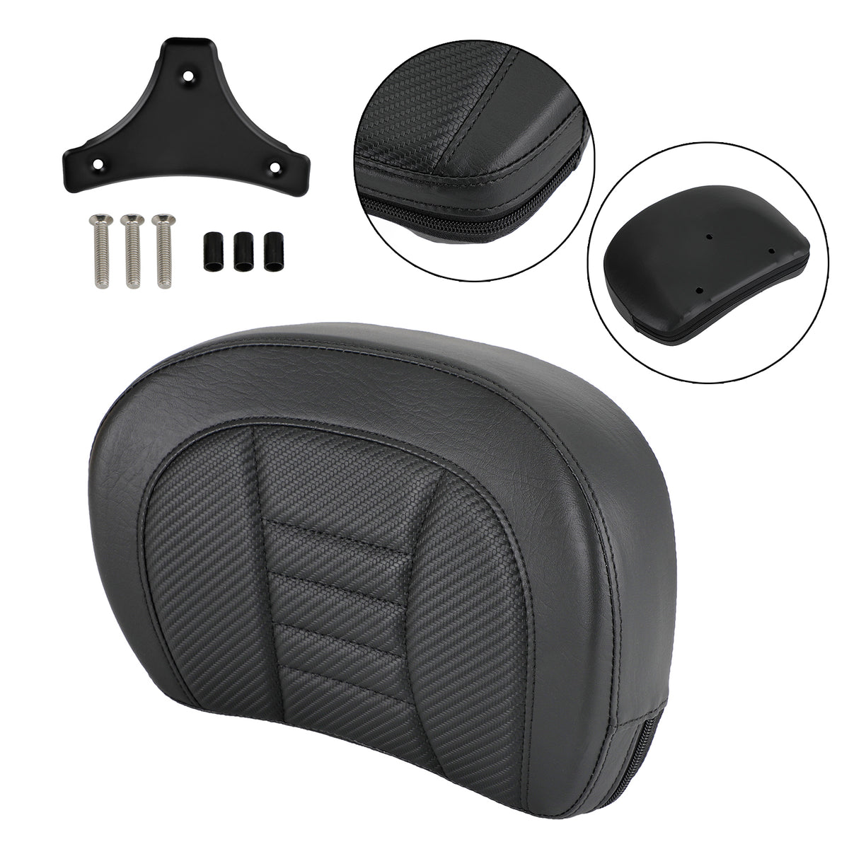 Driver Rider Sissy Bar Seat Backrest Pad for CVO Street Glide FLHXSE 2015-2021