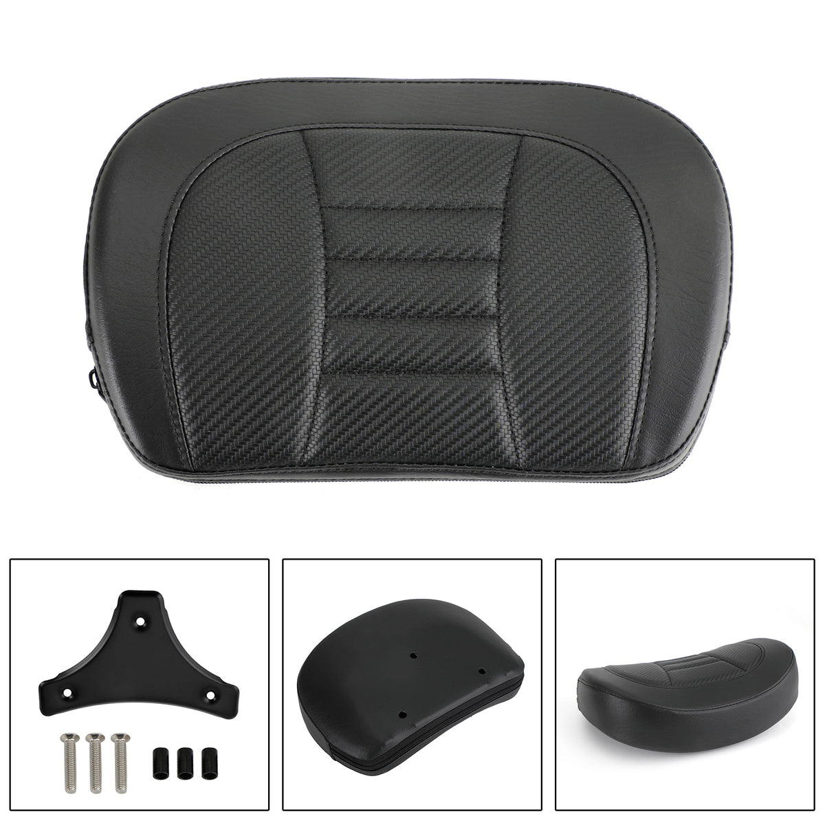 Driver Rider Sissy Bar Seat Backrest Pad for CVO Street Glide FLHXSE 2015-2021