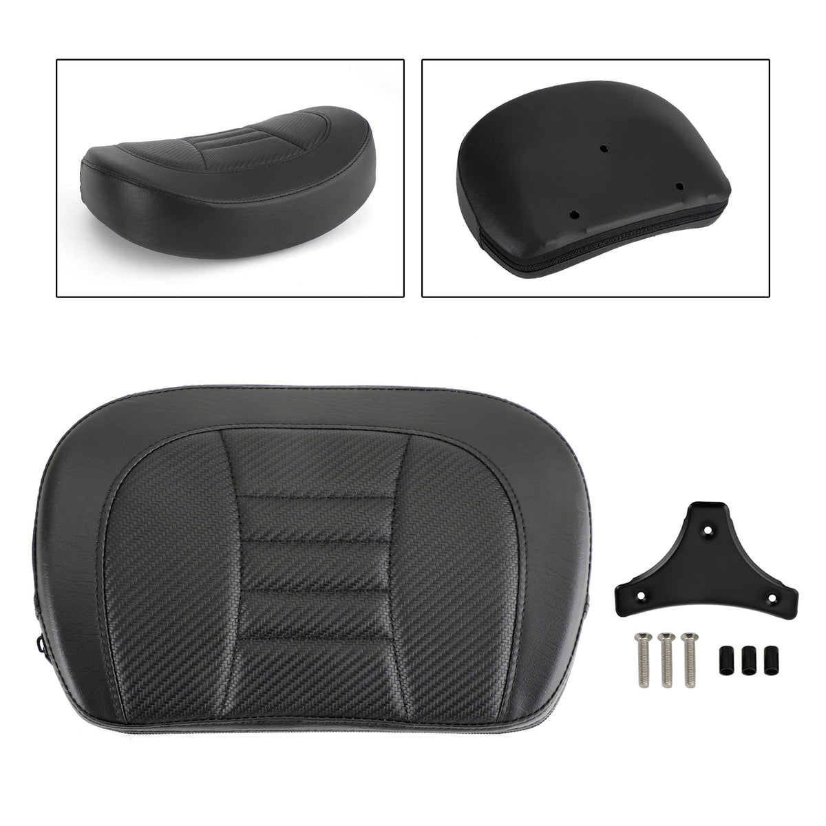 Driver Rider Sissy Bar Seat Backrest Pad for CVO Street Glide FLHXSE 2015-2021