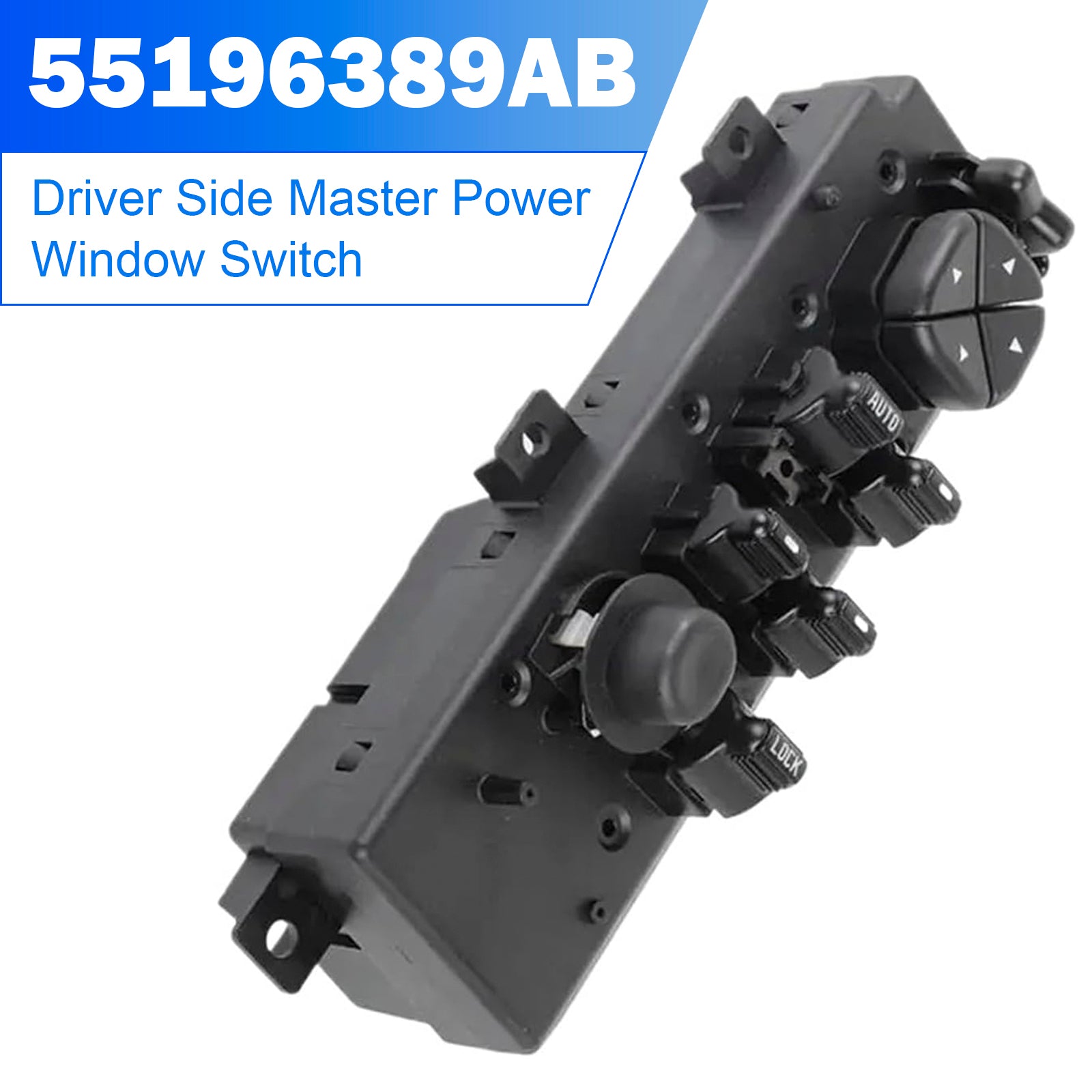 1999-2004 Jeep Grand Cherokee Driver Side Master Power Window Switch 55196389AB 1S13105