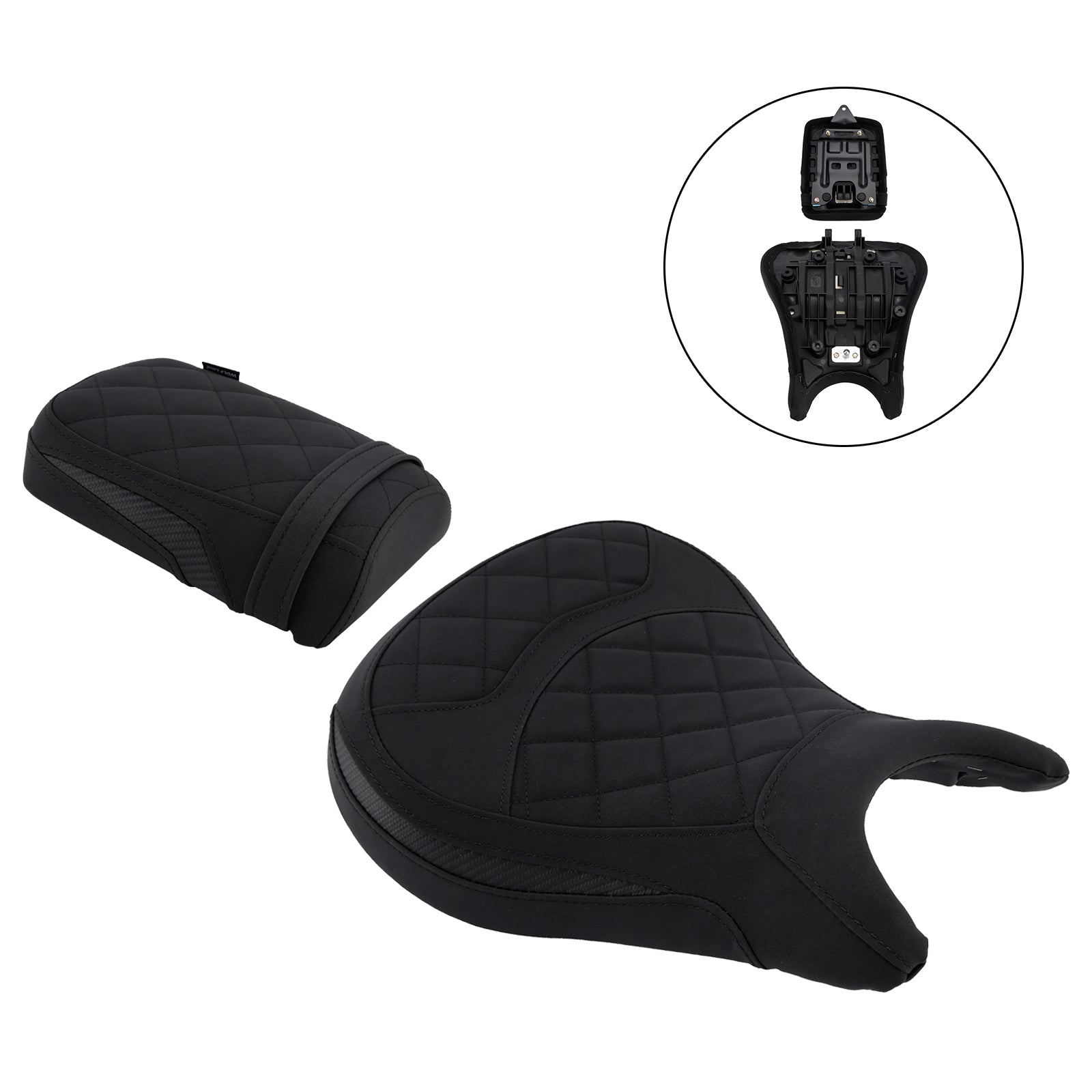 2024-2025 For Kawasaki Eliminator 500 Lower Front W/ Rear Seat Lower Pillion Black