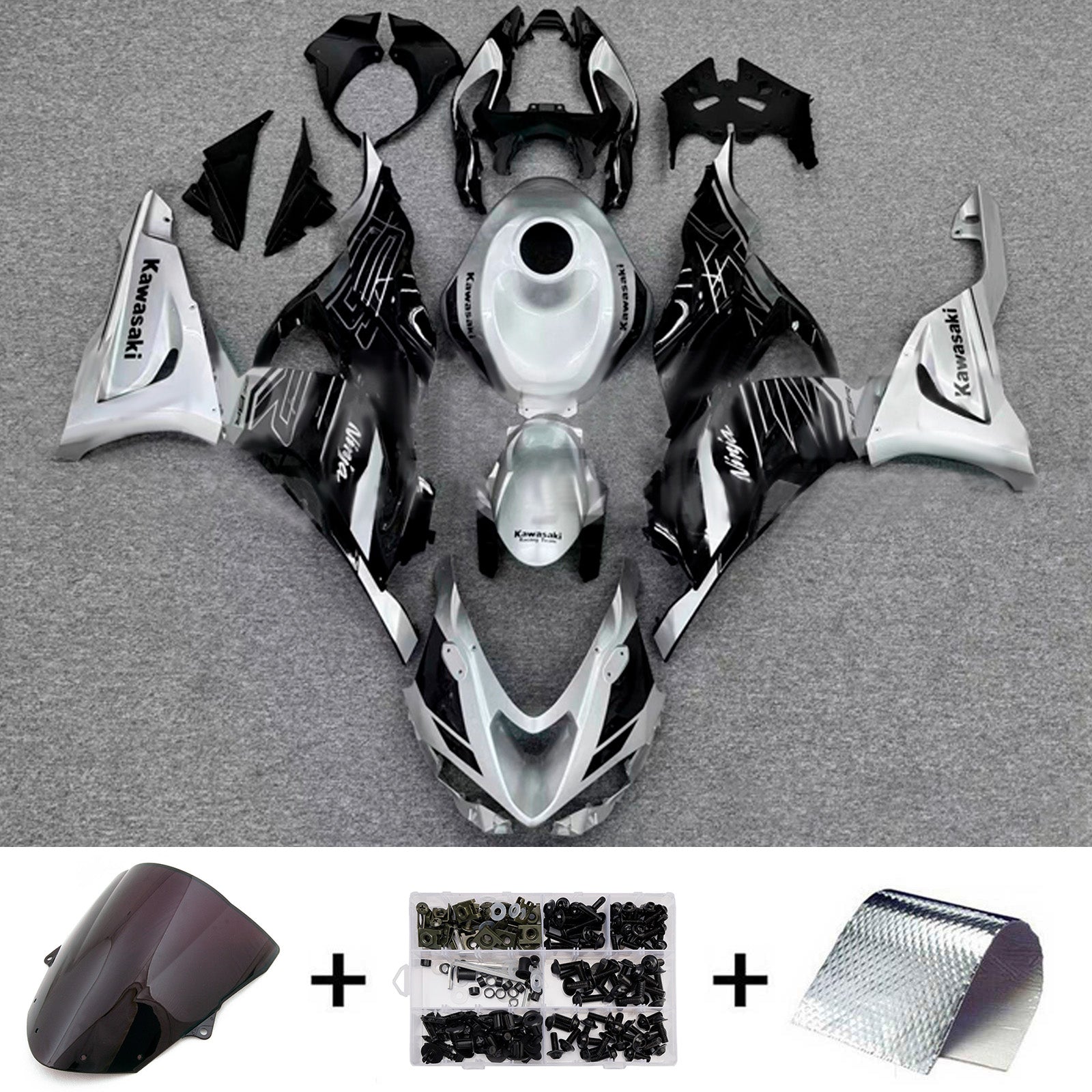 Injection Fairing Kit Bodywork Plastic ABS fit For Kawasaki ZX-6R 2024-2025