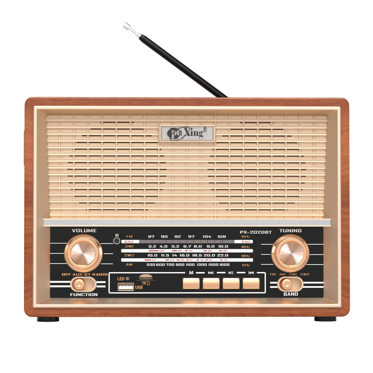 Retro-Style Decorative Radio Multifunction Music Player Bluetooth Speaker Radio