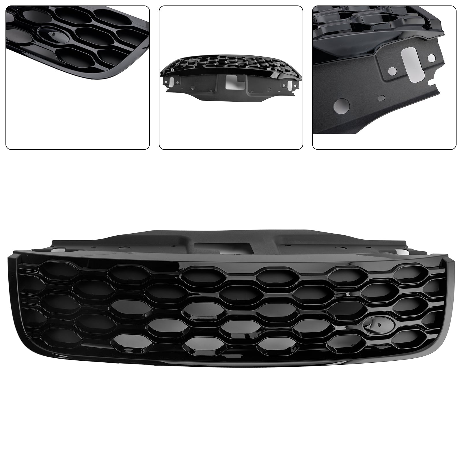 2017 2018 2019 2020 Land Rover Discovery 5 L462 Front Bumper Grill Grille Black