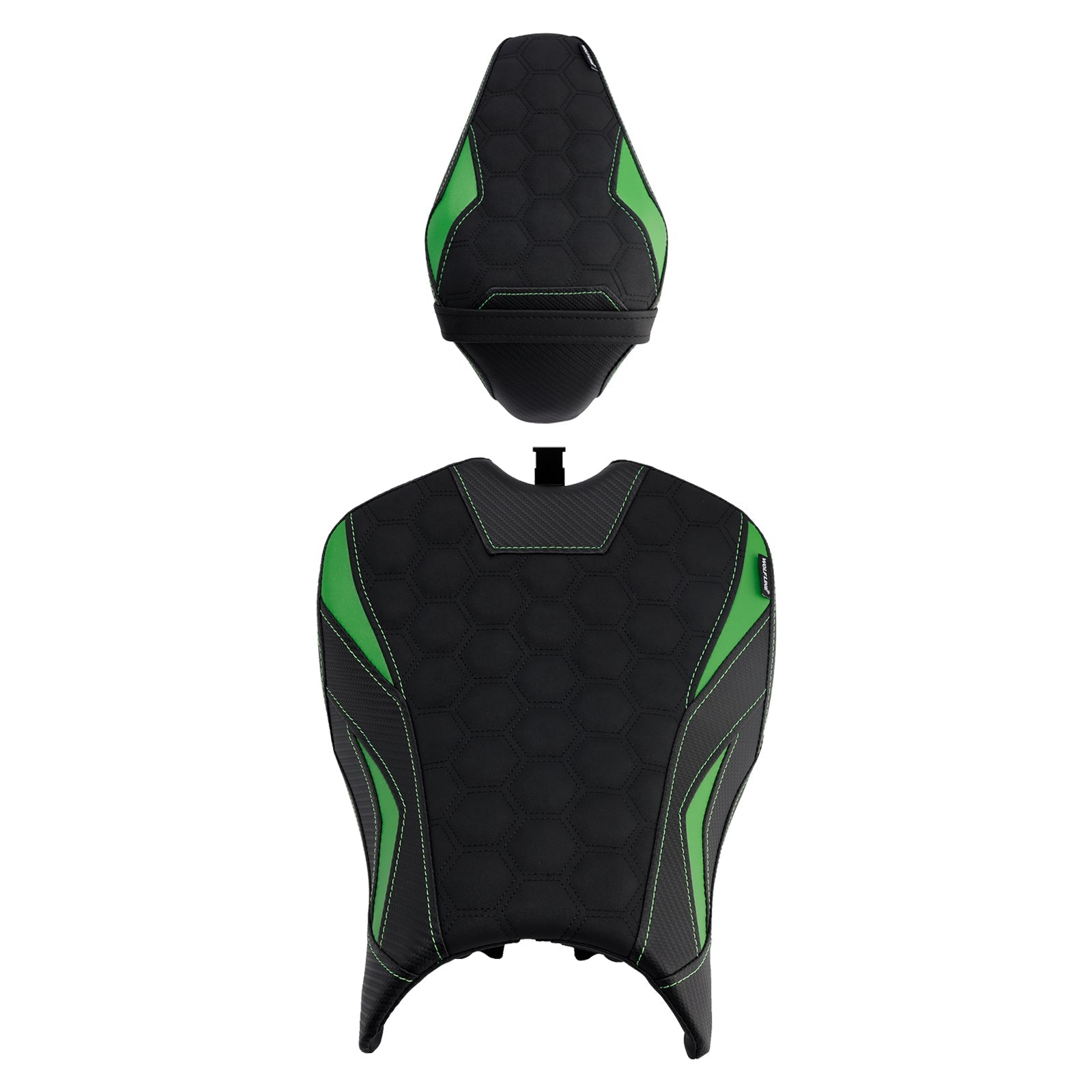 2025- For Kawasaki Ninja Z900 Zr900-F Driver&Passenger Seat Rear Cushion Green2