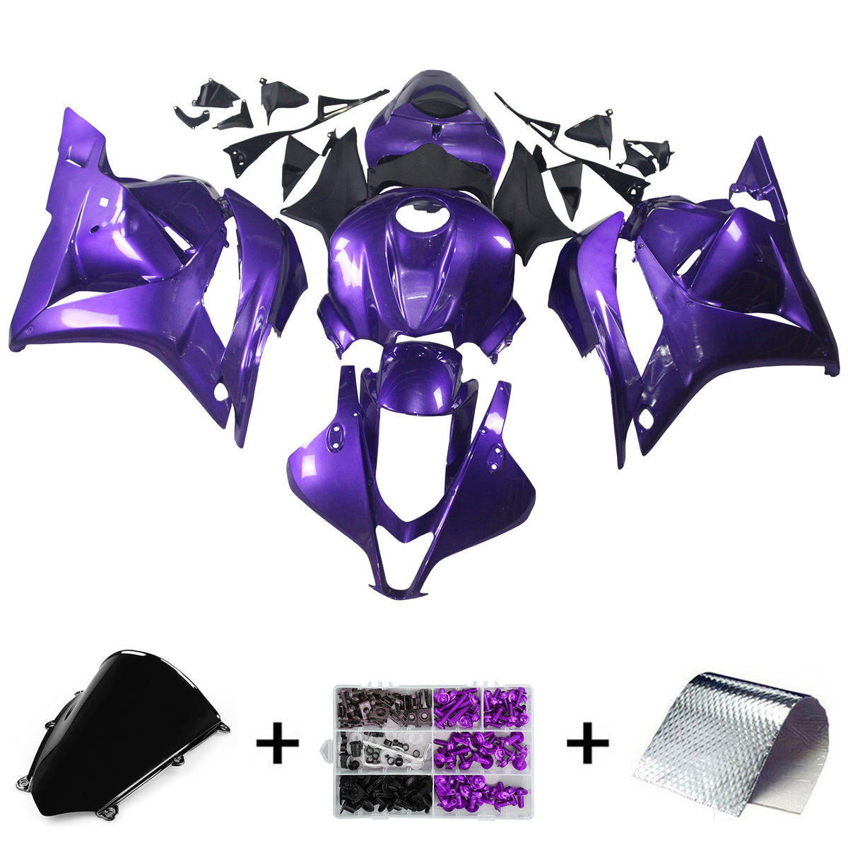 2009-2012 Honda CBR600RR Injection Fairing Kit Bodywork Plastic ABS Generic