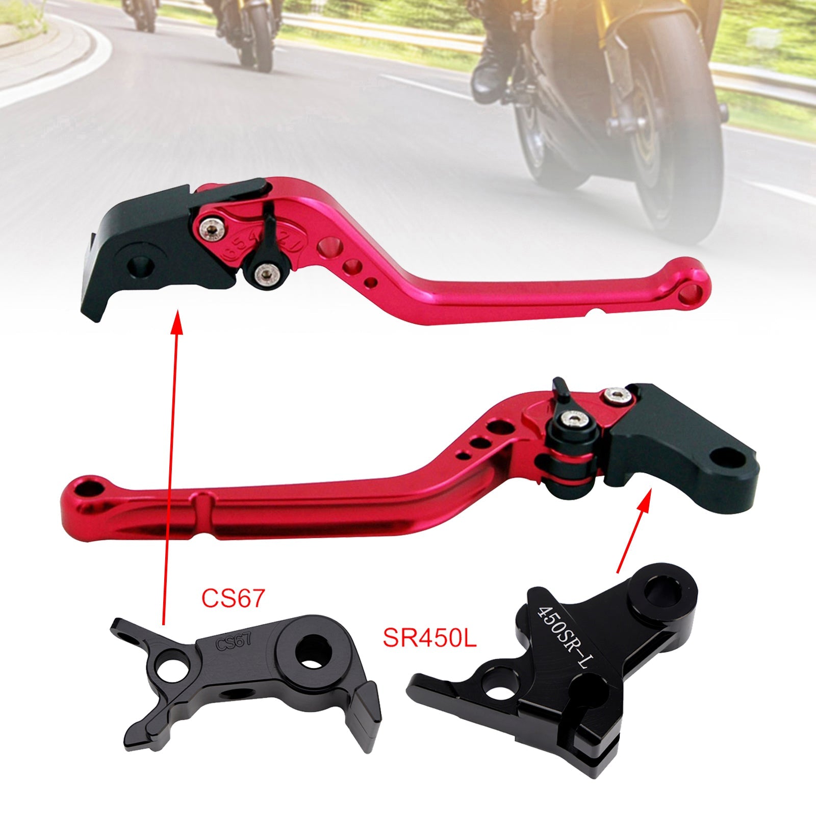 Long Clutch Brake Lever fit for VOGE DS900X 900DSX 2024-2026