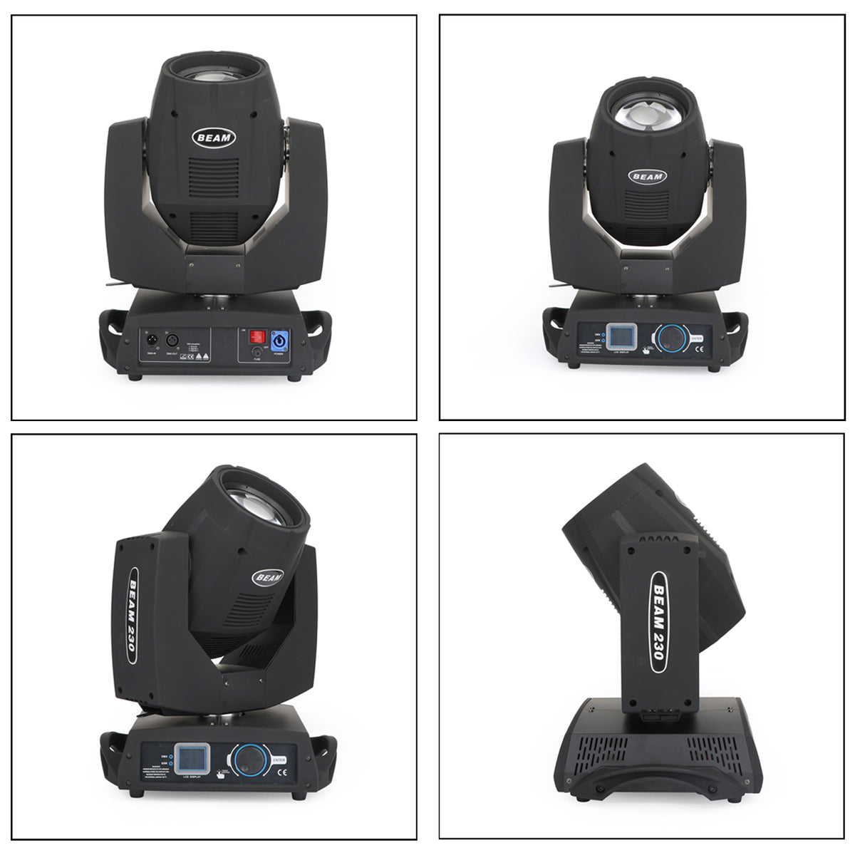 230W 7R Zoom Moving Head Beam Sharpy Light 8 Prism Strobe DMX 16Ch Party US