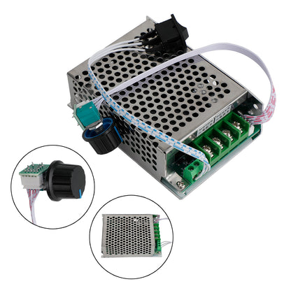 DC10V-50V 12V 24V 36V 40A PWM DC Motor Speed Controller CW CCW Reversible Switch