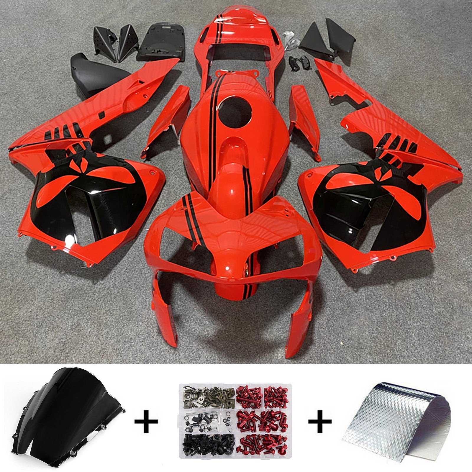 Injection Fairing Kit Bodywork Plastic ABS For Honda CBR600RR 2003-2004 F5
