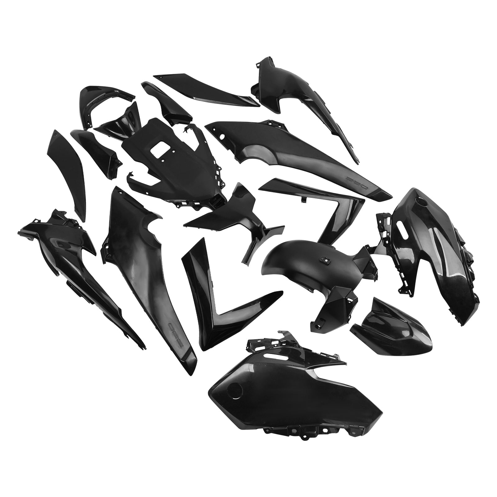 2025-2026 Yamaha TMAX560 Bodywork Fairing Injection Unpainted