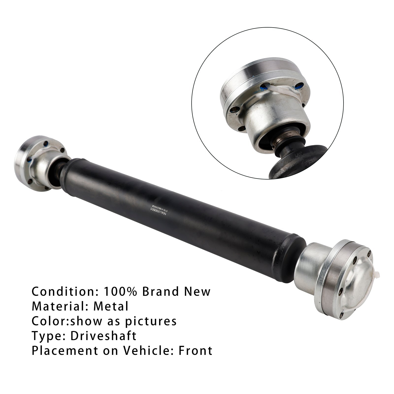 2006-2012 Mercedes-Benz GL-Class X164 GL450 GL550 Front Drive Shaft Prop Shaft 1644100501 1644100701 1664102301
