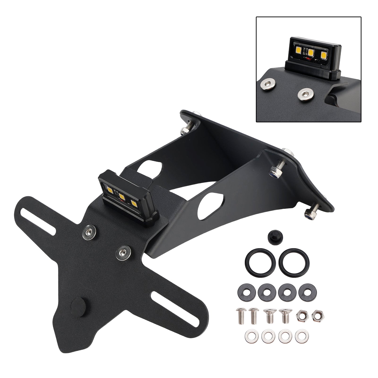 2019-2025 Yamaha YZF-R25 YZF-R3 MT-25 MT-03 License Plate Holder Frame Bracket