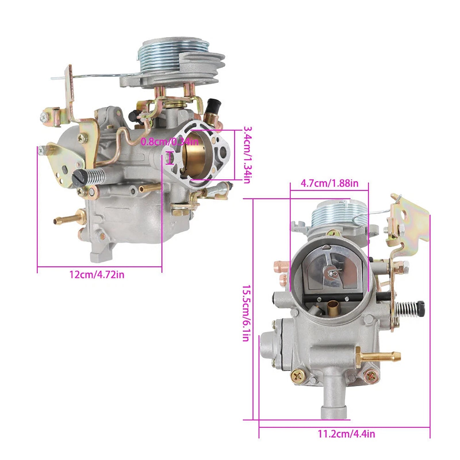 1969-1970 Peugeot 404 Carburetor 127910000