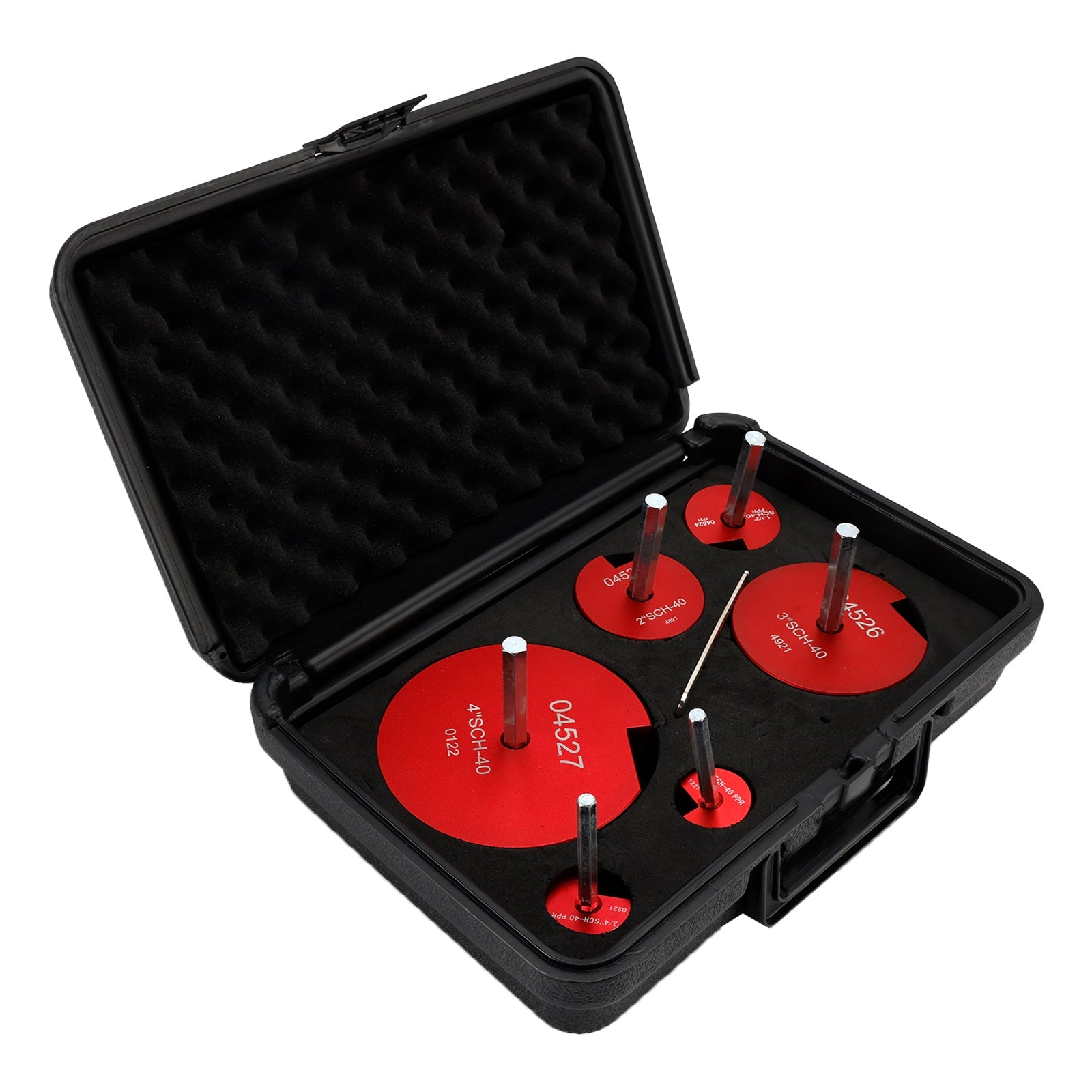 04529 For PPRK6 Plastic Pipe Fitting Reamer 6Pc Kit Fit Into Standard 1/2"Drills