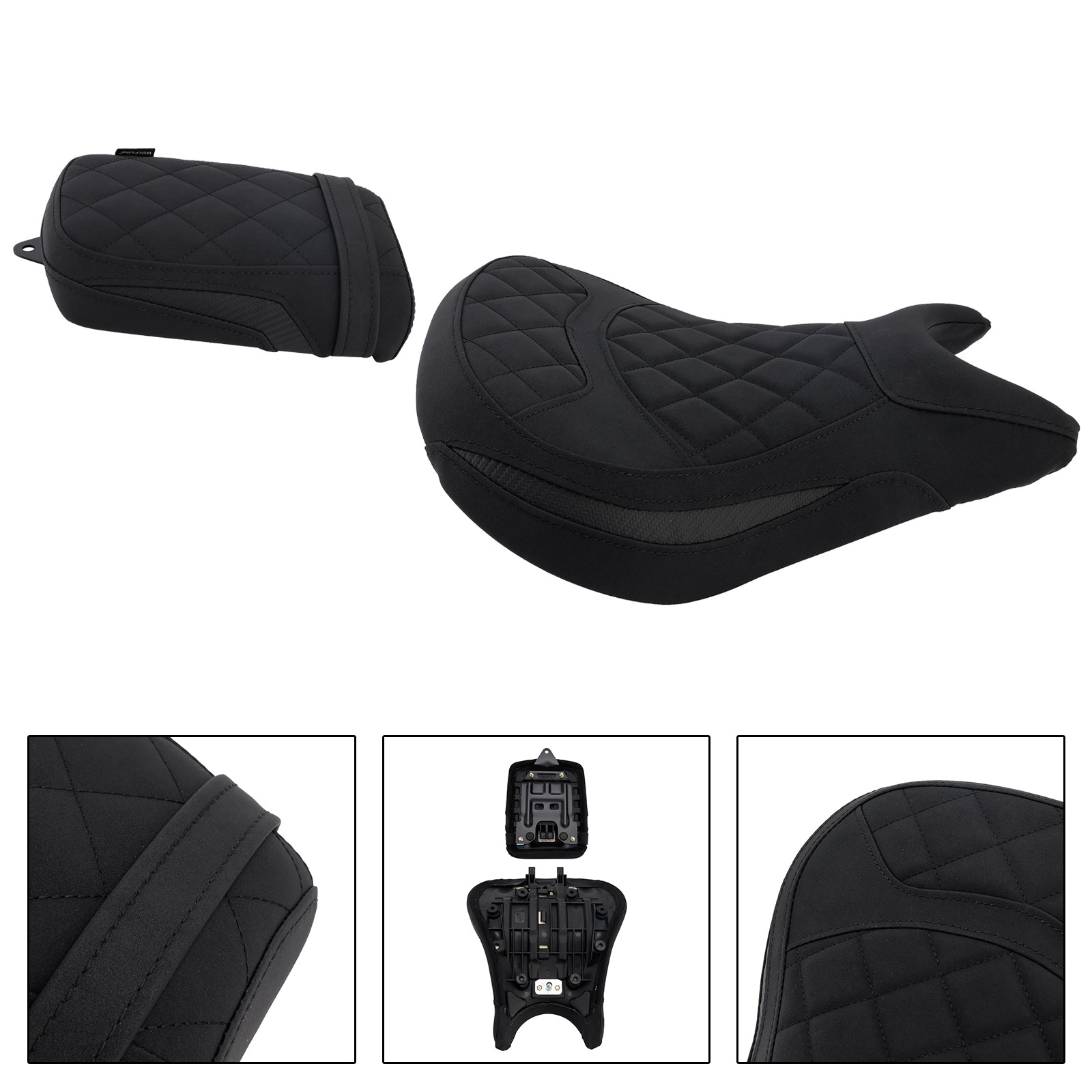 2024-2025 For Kawasaki Eliminator 500 Lower Front W/ Rear Seat Lower Pillion Black