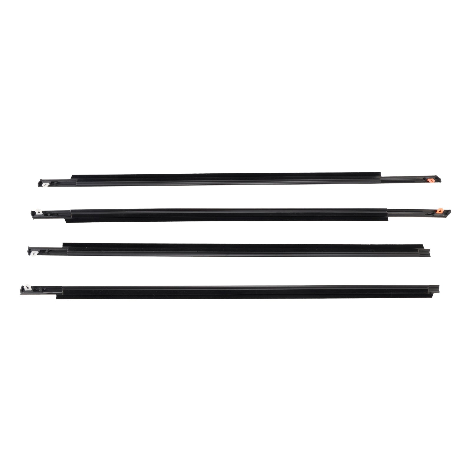 2004-2009 Toyota Prius 4PCS Door Glass Belt Outer Molding Weatherstrip