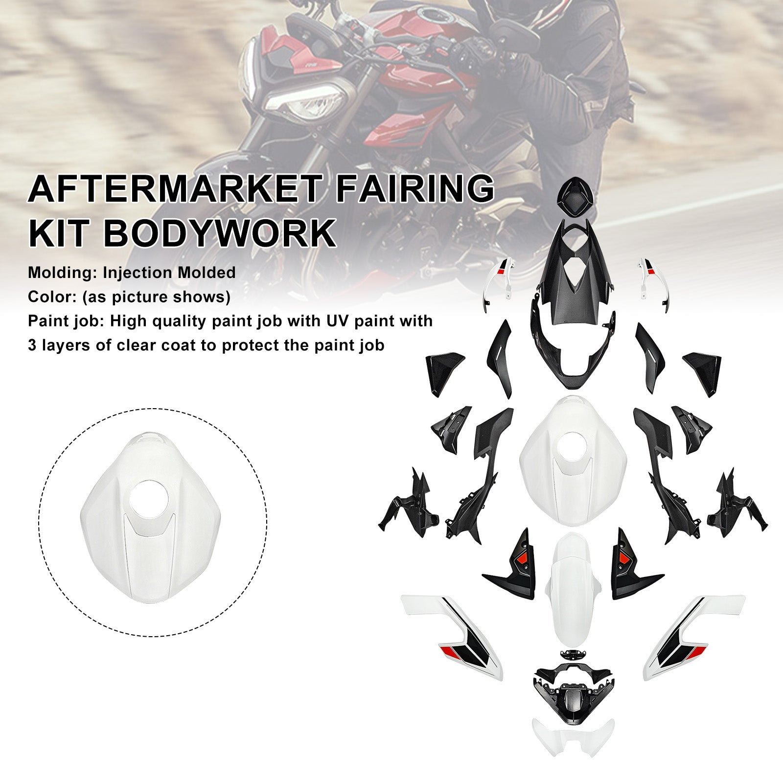 Injection Bodywork Fairing Kit for Street Triple 765 R/RS 2023-2025