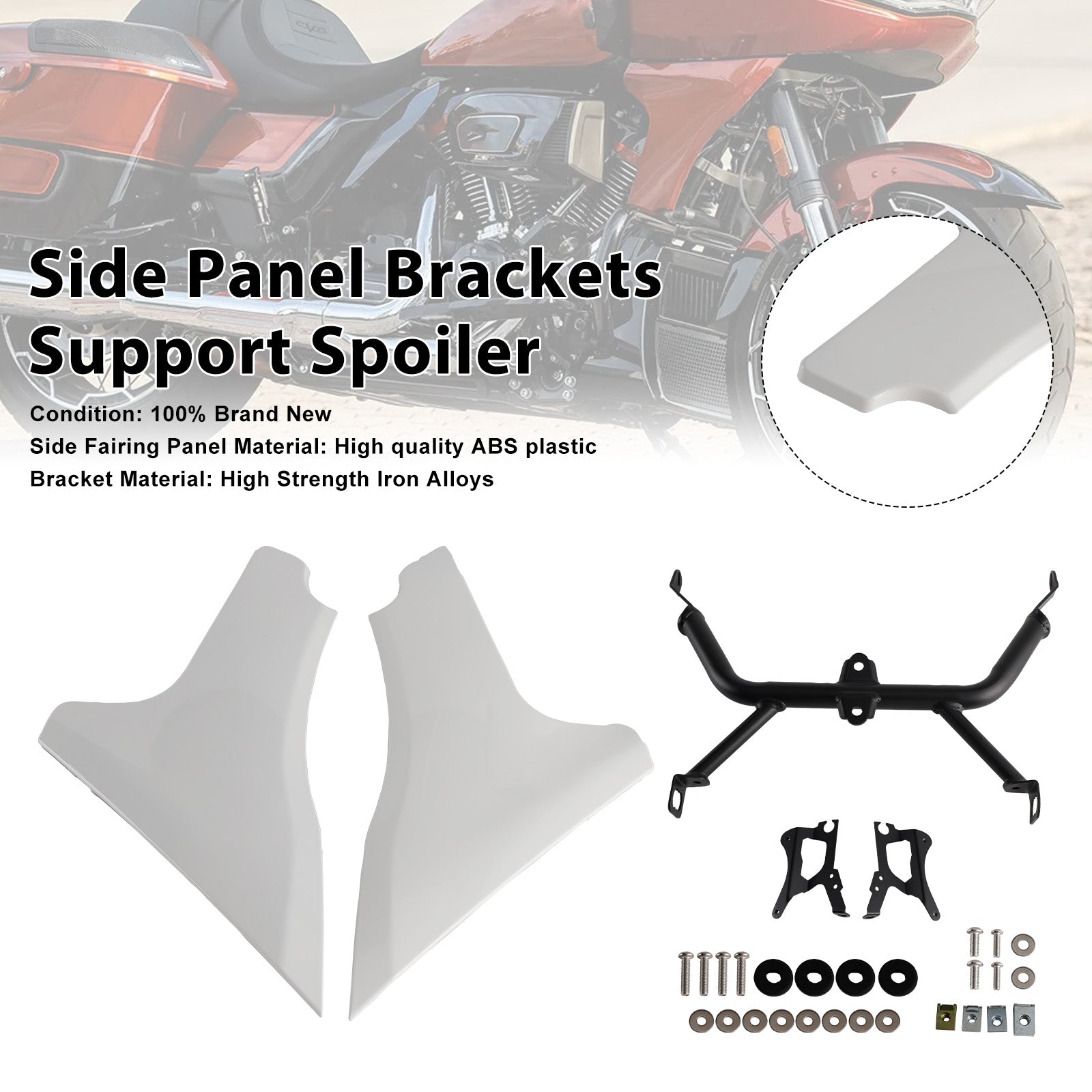 2023 2024-later Harley Road Glide CVO/SE FLTRXSE Side Panel Brackets Support Spoiler
