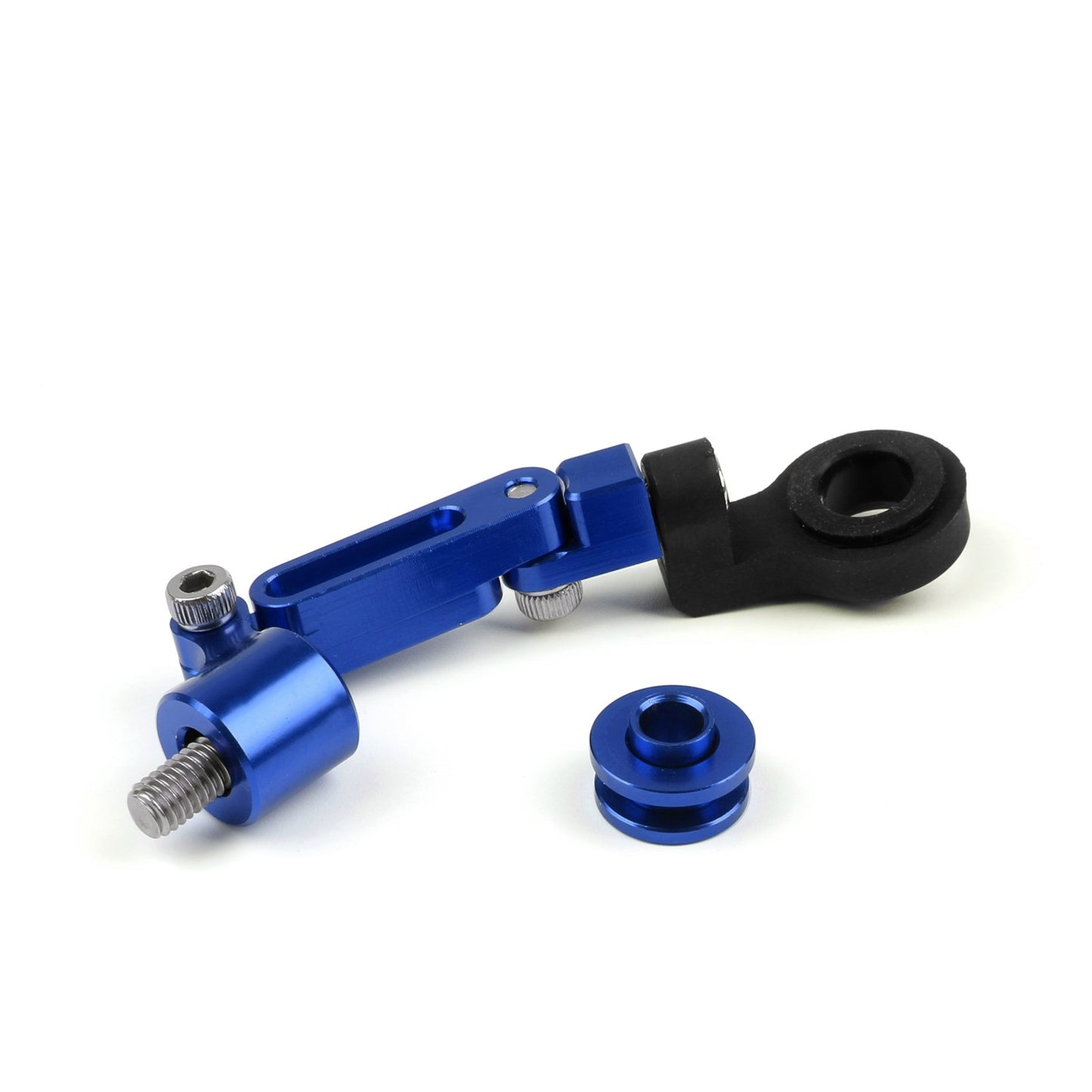 CNC Motorcycle Brake Clutch Master Cylinder Fluid Reservoir Stent Bracket Blue