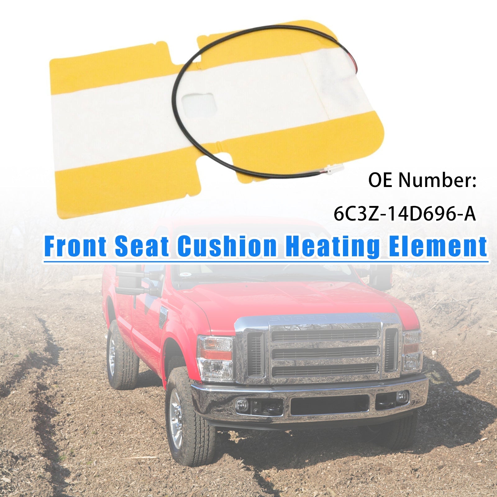 Front Seat Cushion Heating Element 6C3Z-14D696-A For Ford F250 / F350 Super Duty