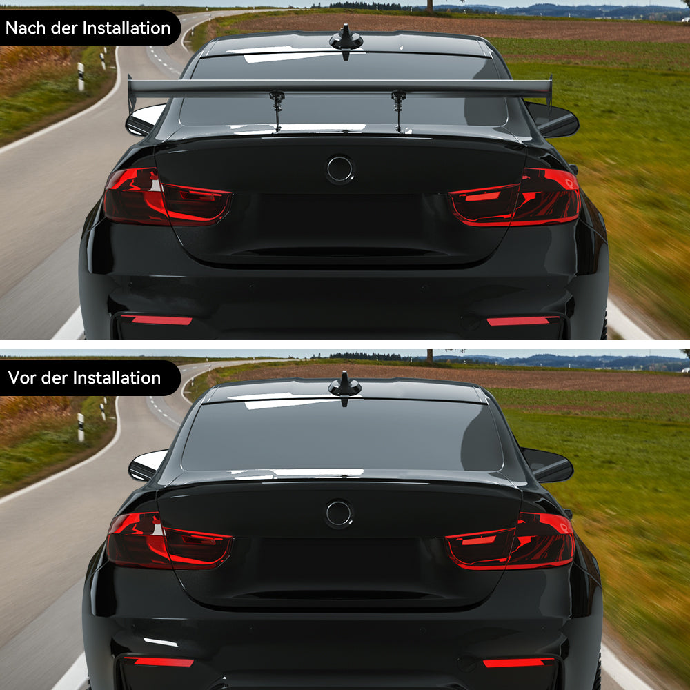 Universal Adjustable Lightweight GT Aluminum Rear Trunk Wing Racing Spoiler Generic