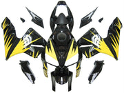 2005-2006 Honda CBR 600 RR Black & Yellow Tribal Racing Fairings Generic