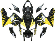 2005-2006 Honda CBR 600 RR Black & Yellow Tribal Racing Fairings Generic