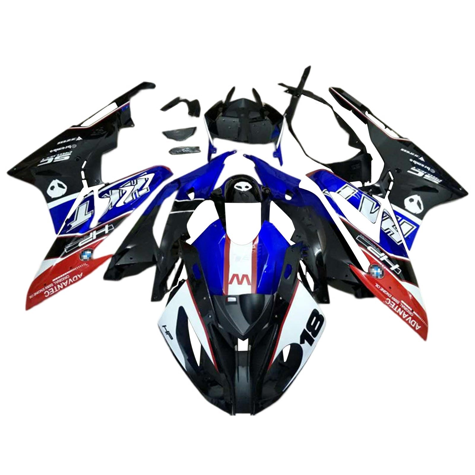 2015-2016 BMW S1000RR Fairing Kit Bodywork Plastic ABS