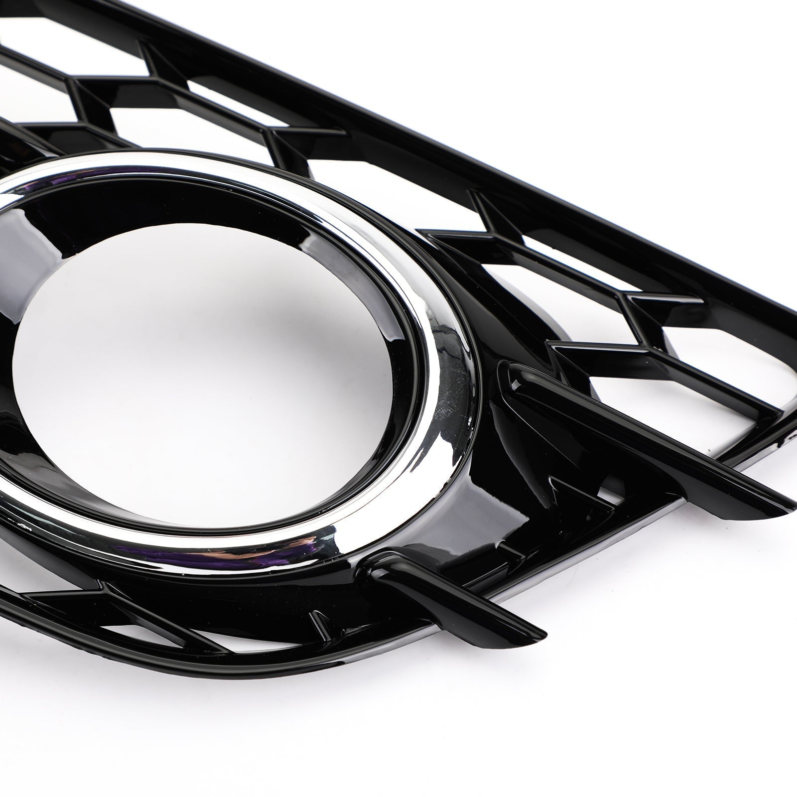 Audi S4 2008-2012 Honeycomb Style Fog Light Grill Replacement Grille Bumper