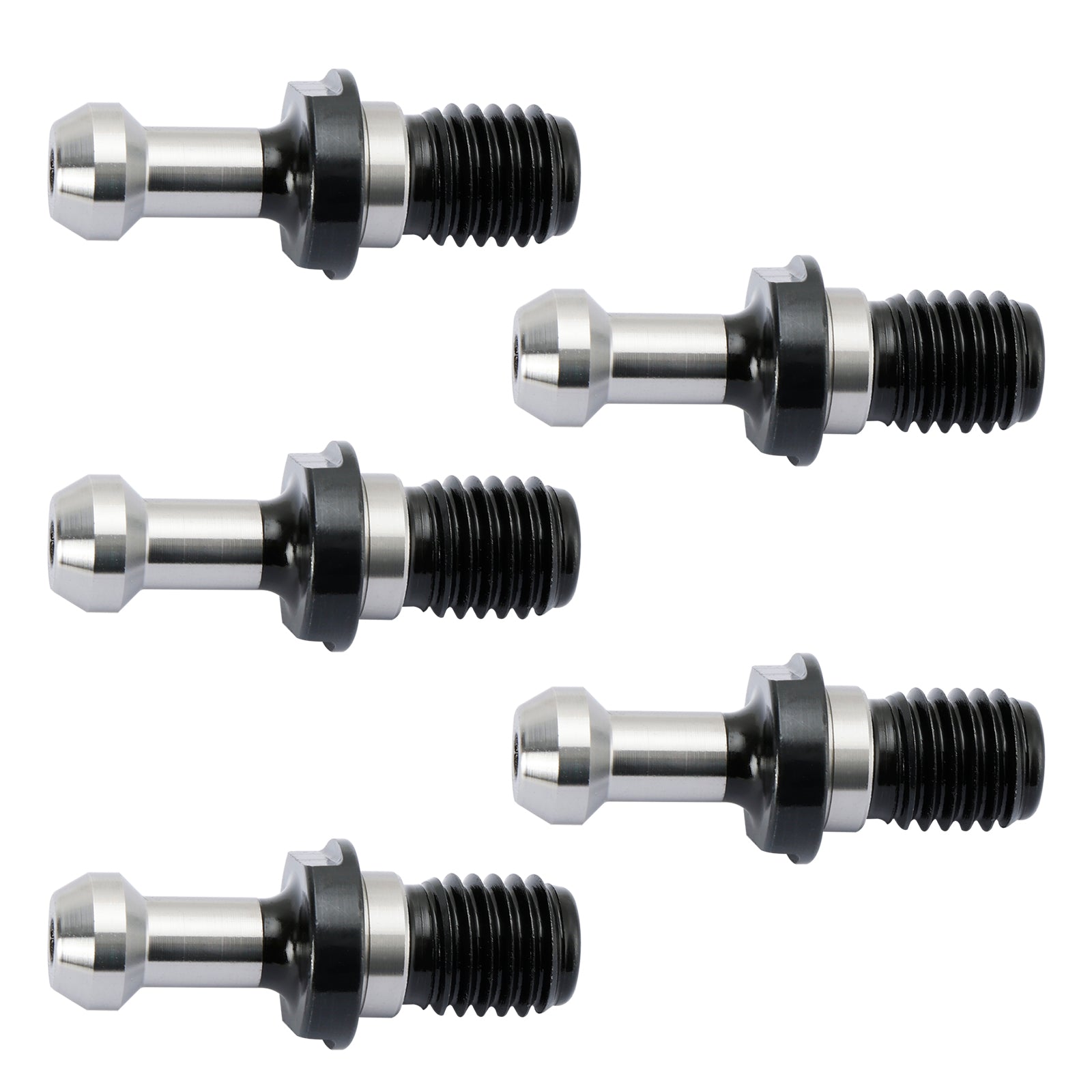 5Pcs CAT40 45掳 Pull Stud Retention Knob Fits For Any Haas CAT40 CNC Silver