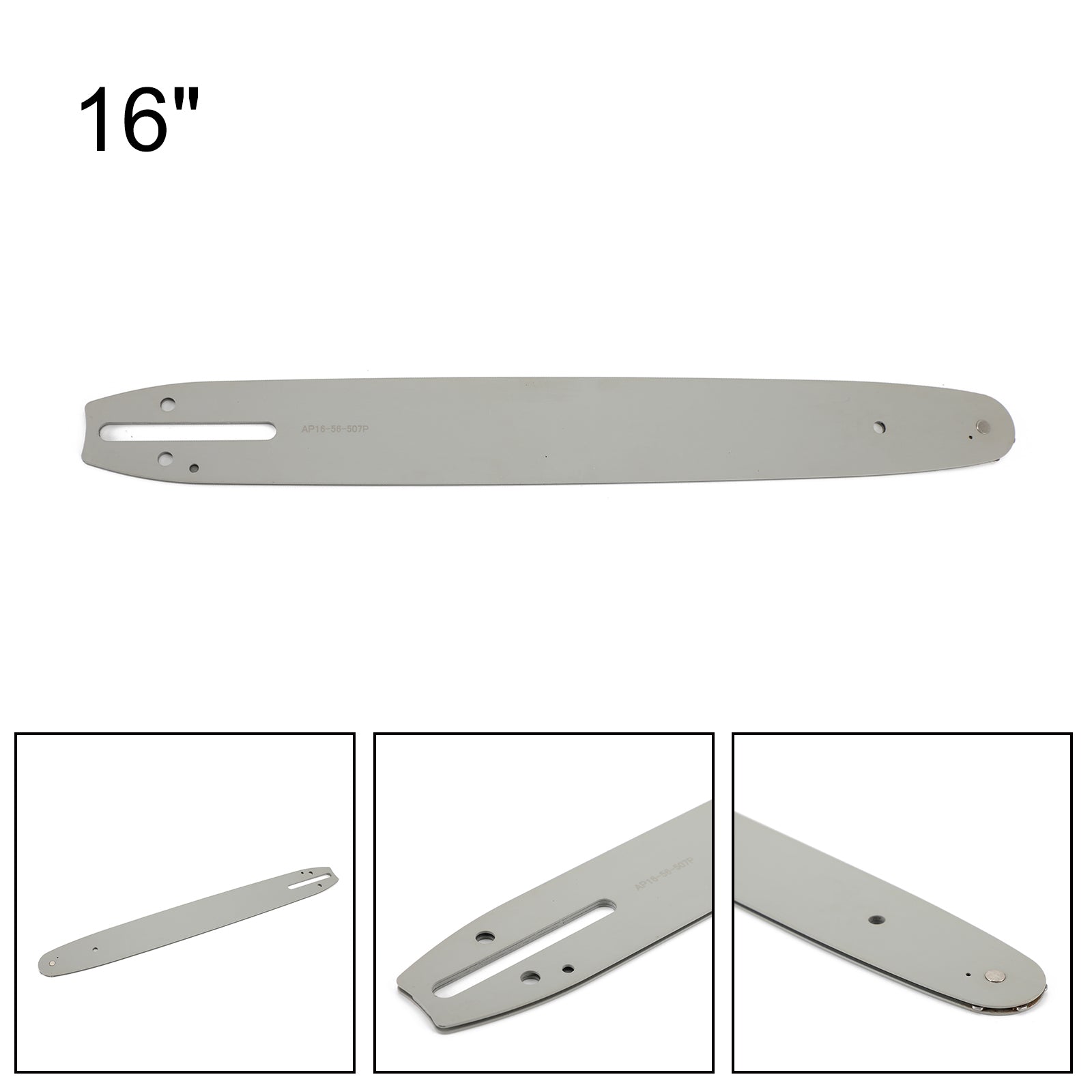 16" Chainsaw Guide Bar Chain 3/8" .770" Gauge 56DL Fit Craftsman Echo Poulan