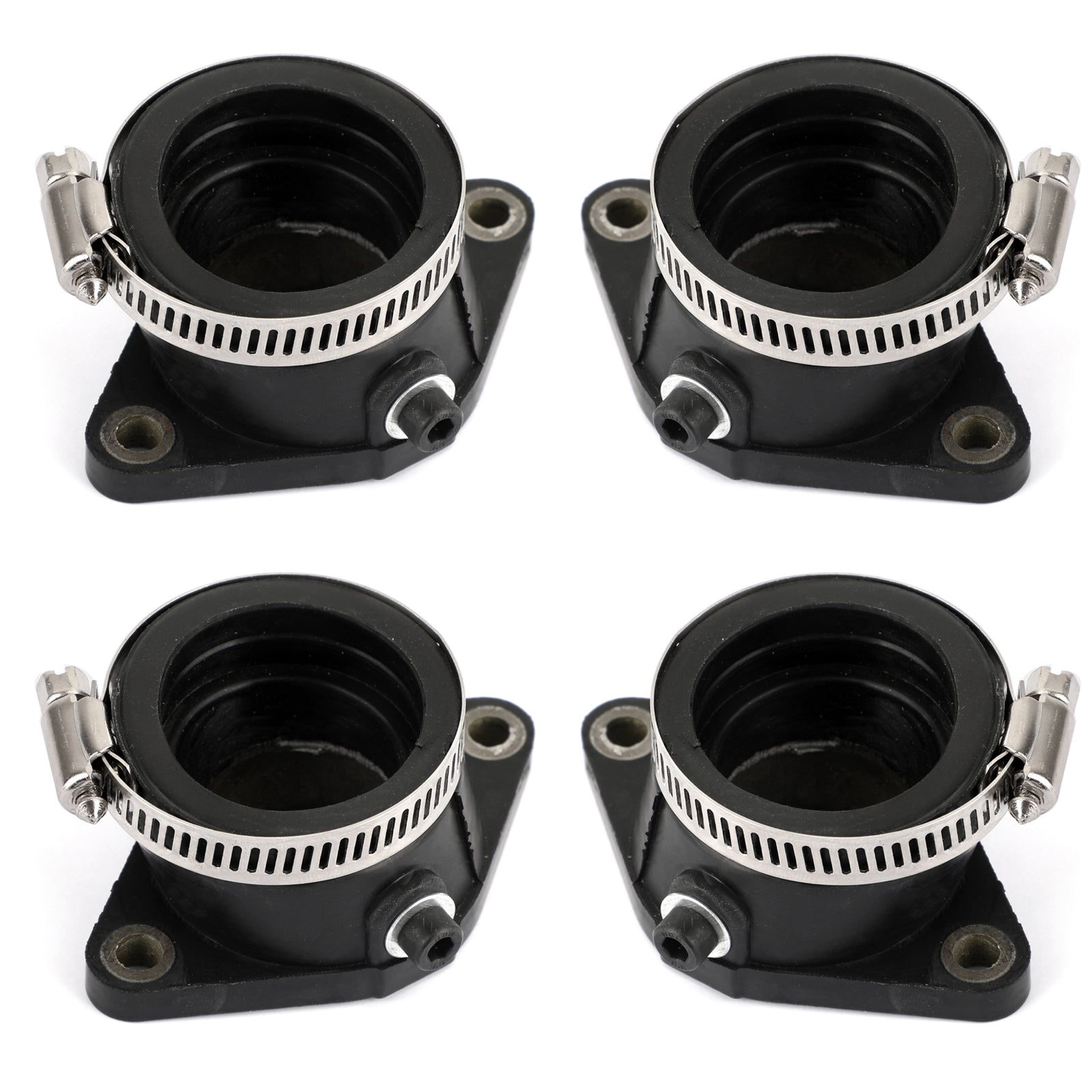 Set of Intake Carburetor Manifold Insulators Boots For Suzuki GS650E 1981-1982