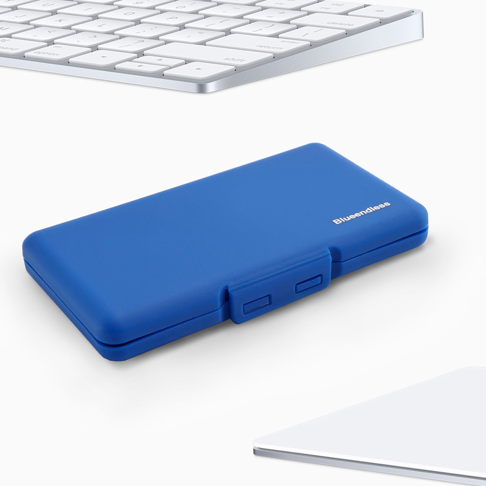 M2 Hard Drive Protection Box Solid State Drive Box Shockproof Waterproof Blue