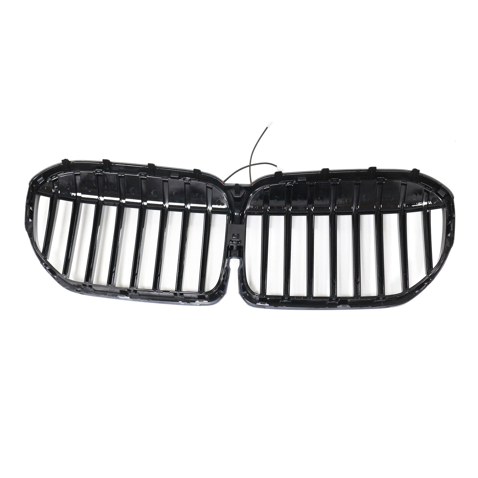 2019-2022 BMW 7 Series G12 Long-Wheelbase Version Facelift Single Slat Gloss Black Front Grill Grille